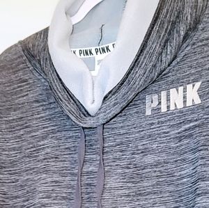 PINK Vivtorias Secret Crowell neck GREY sweatshirt